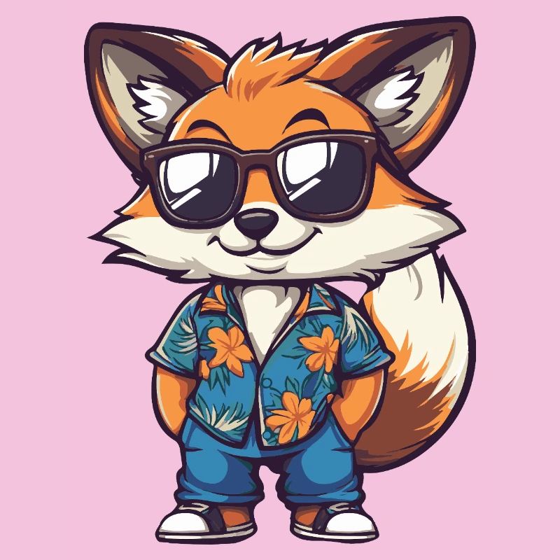 Fuchs Comic Urlaub
