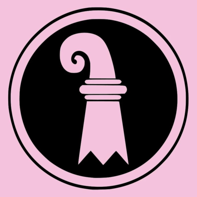 Drapeau de Bâle en cercle