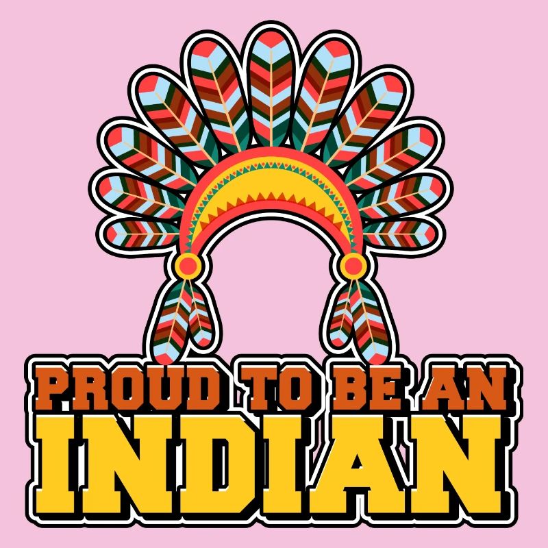 Stolz, ein Indianer zu sein