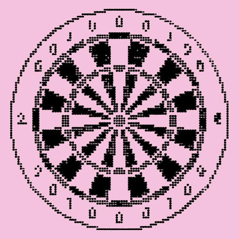 Dartscheibe Pixel Grafik