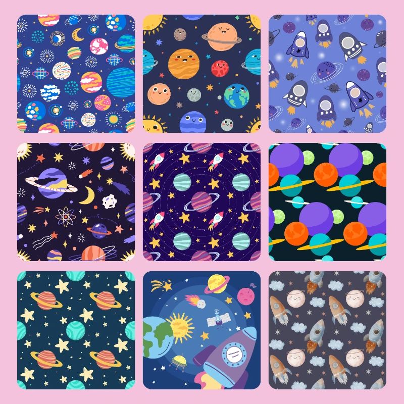 Kindliche kosmische Designs