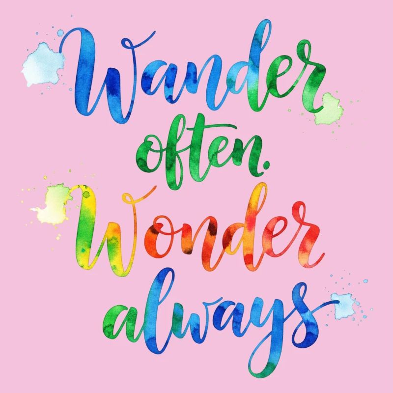Conception de typographie à l’aquarelle inspirante