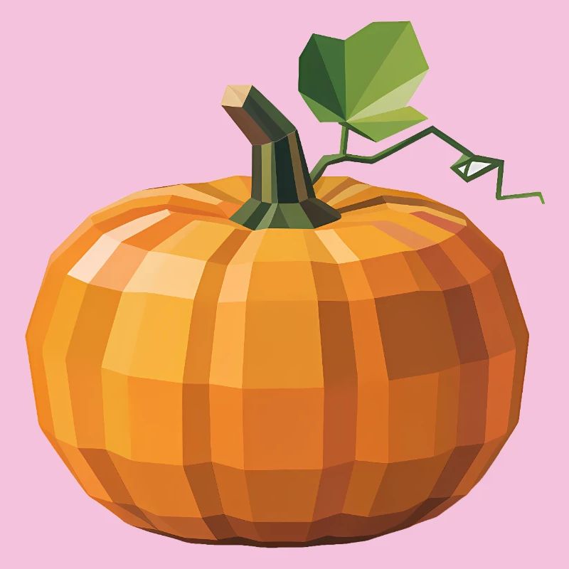 Citrouille - Cool Low Poly Logo