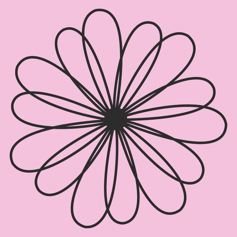 Blüte– Abstraktes Blütenmuster