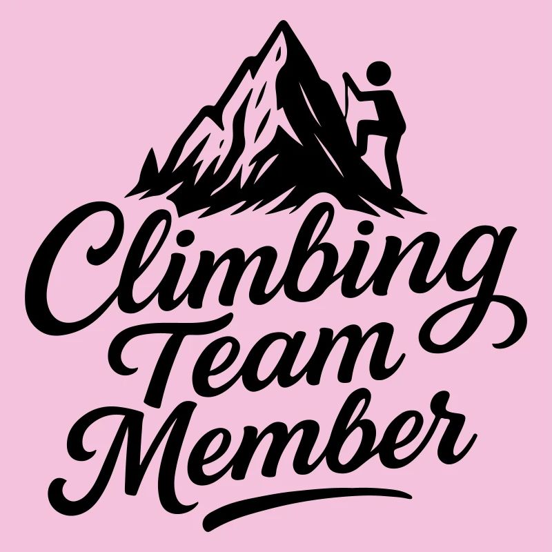 Klettern Berge Team