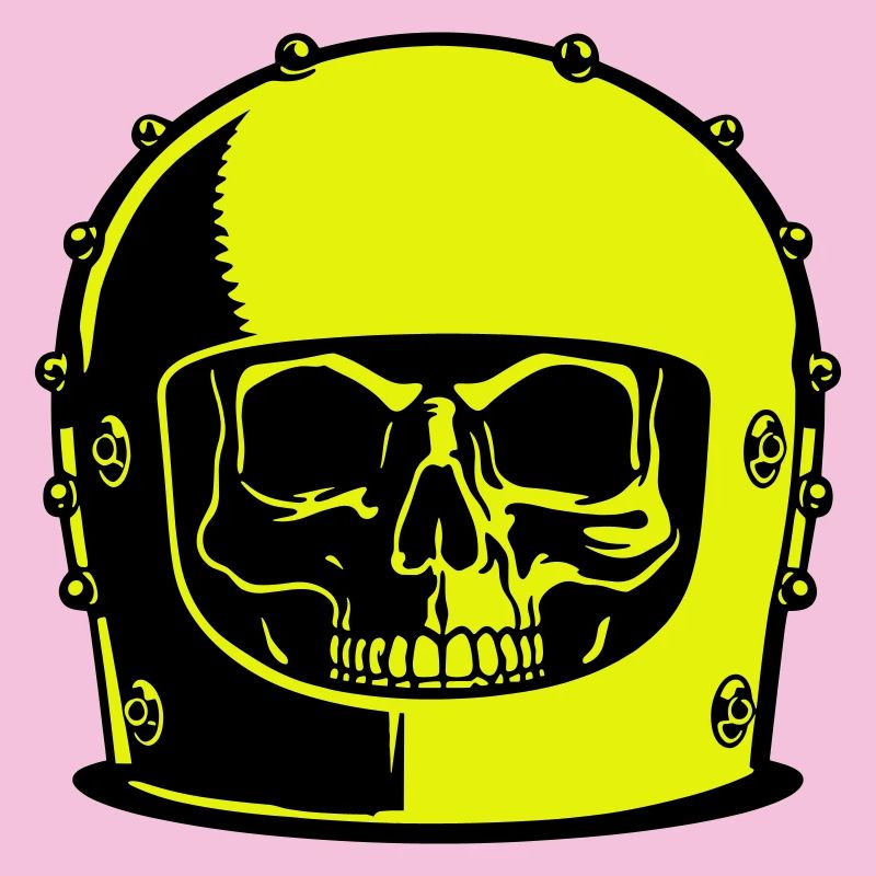 Popart casque de crâne