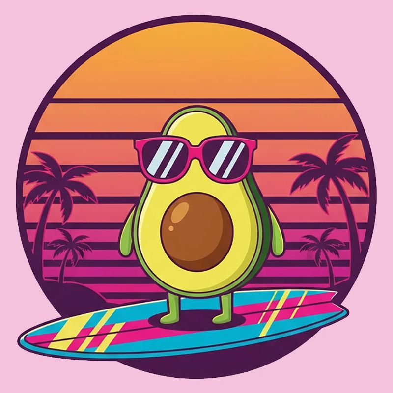 Avocado 80s Sunset