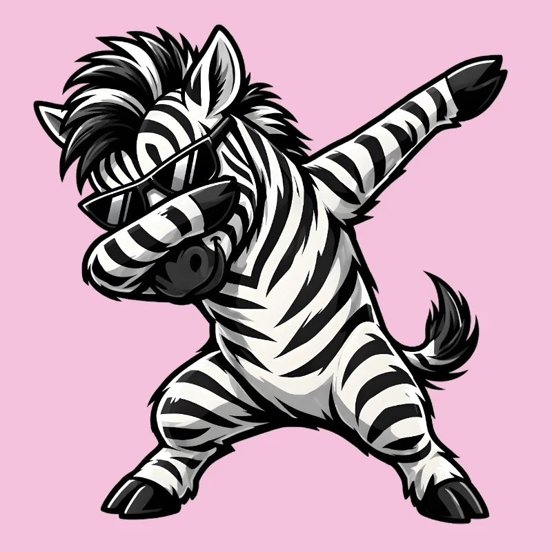 Dabbing Zebra