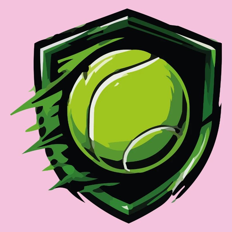 Tennis Shield in Dynamic Style