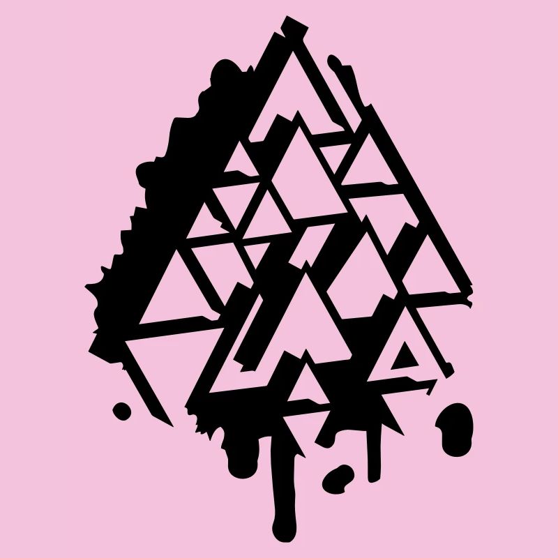 abstract Graffiti Triangle