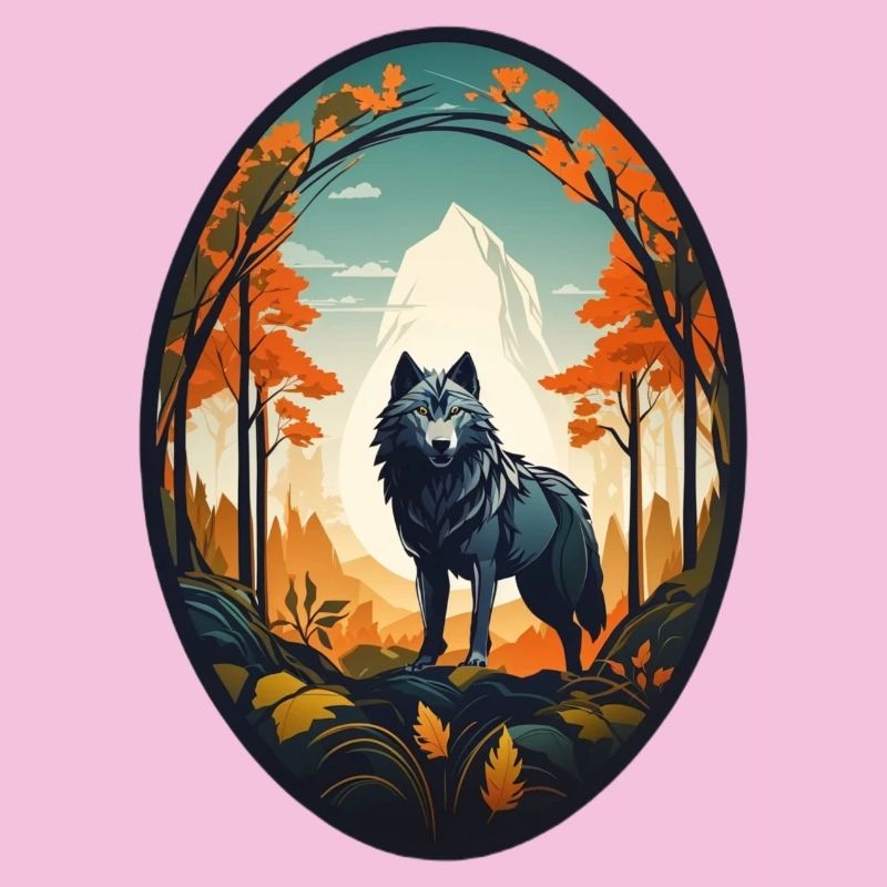 Waldbewohner Wolf