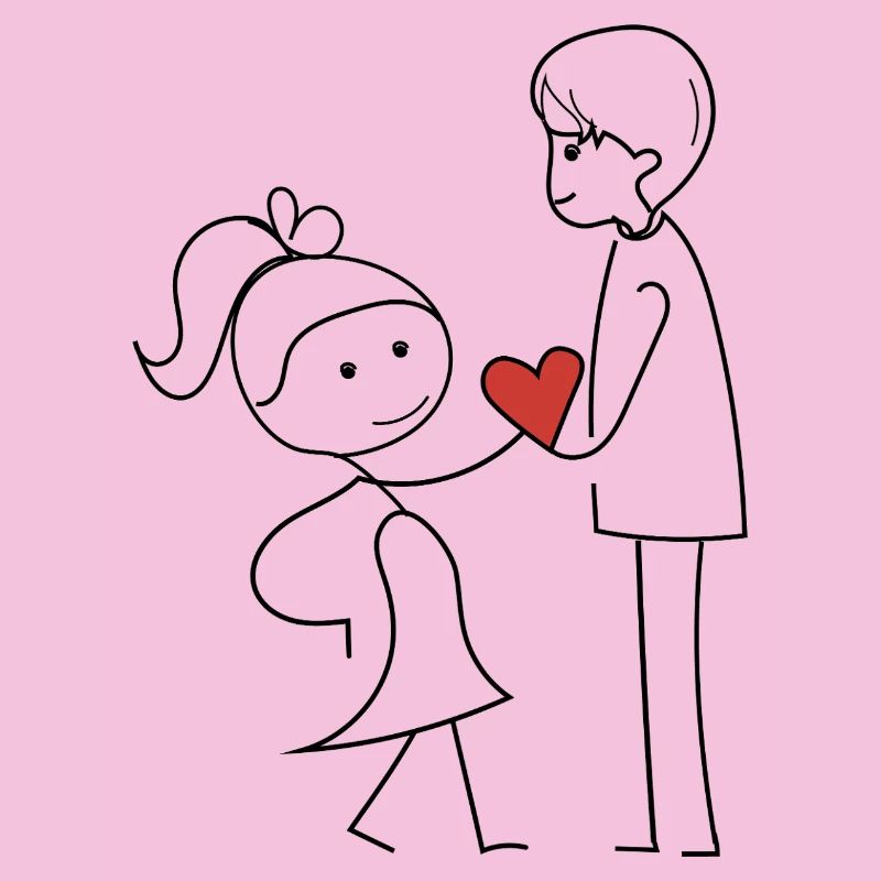 Des amis qui échangent de l’affection