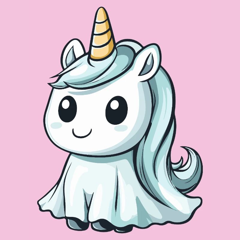 Einhorn Halloween Geist
