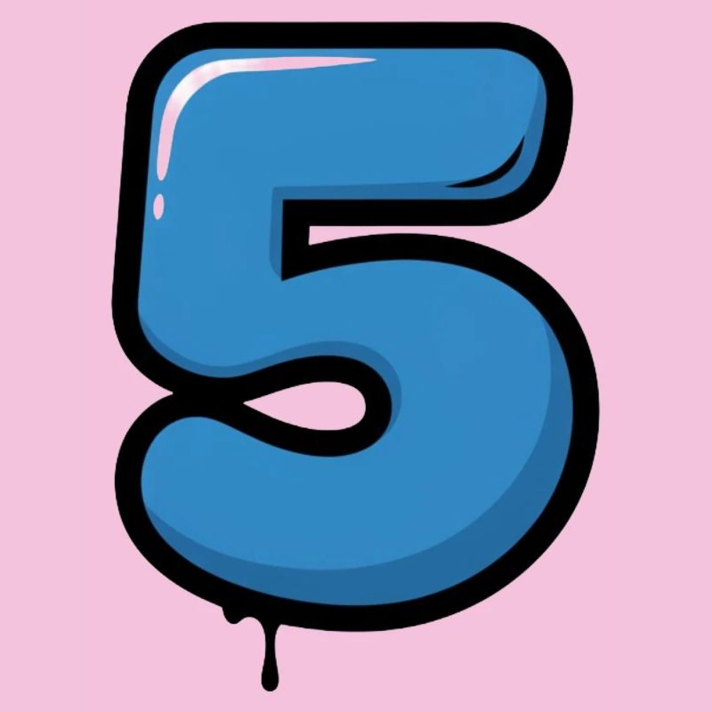 Blue Drop-5 Balloon