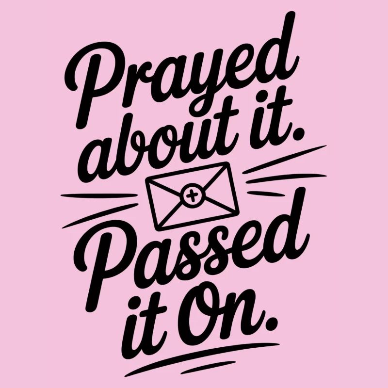 Prayed About It Passed It On Gebet