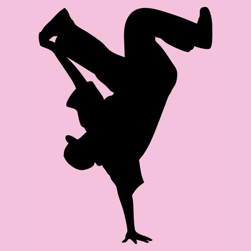B-Boy Silhouette – Breakdance Power Move Équilibre sur les mains