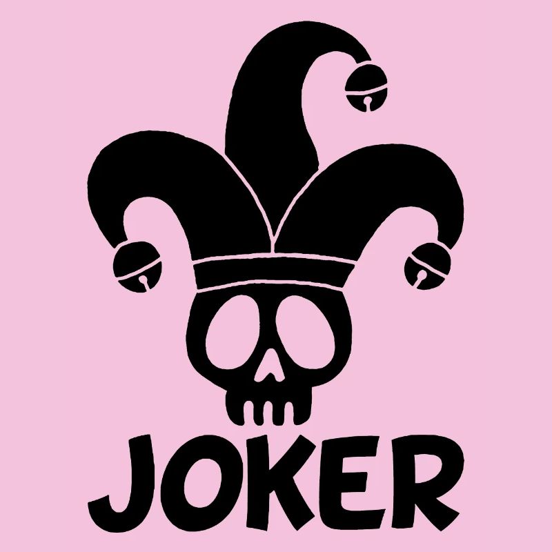 Schwarzer Joker Totenschädel