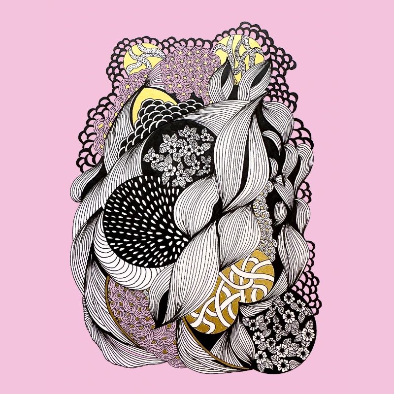 Intertwined Flower Pattern