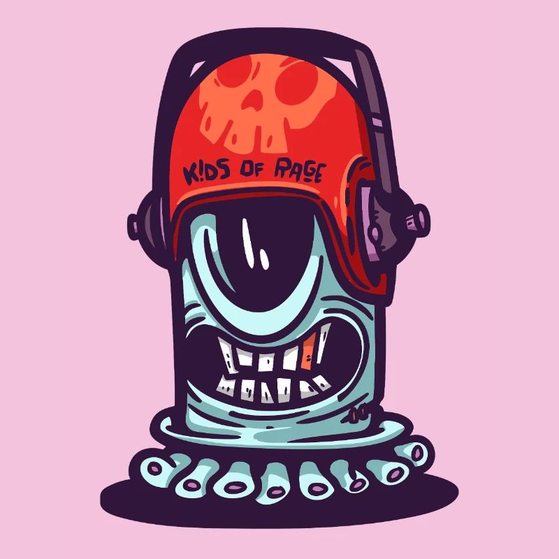 Schädel-Weltraumhelm