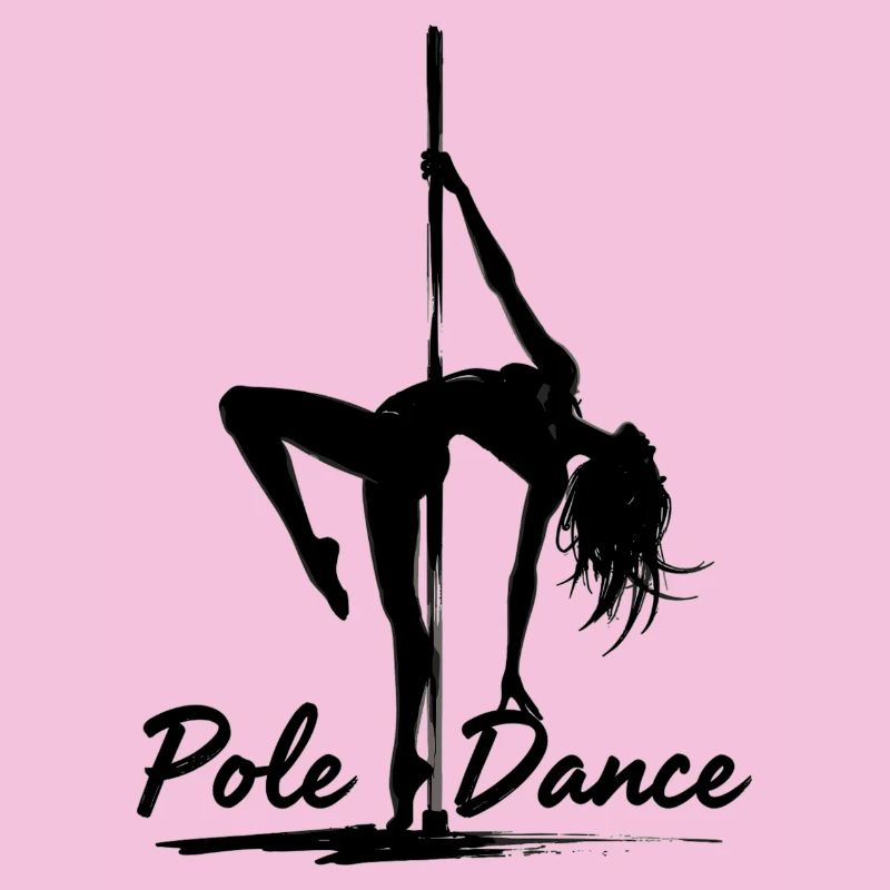 Pole Dance Poledancerin Silhouette Geschenk