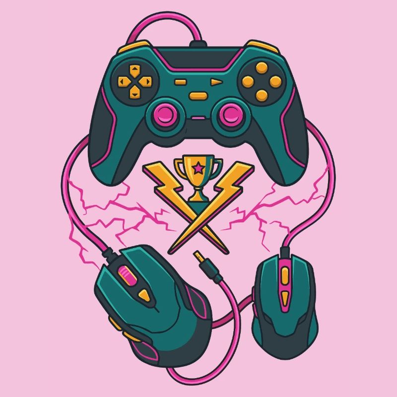 Neon Gaming Trophy