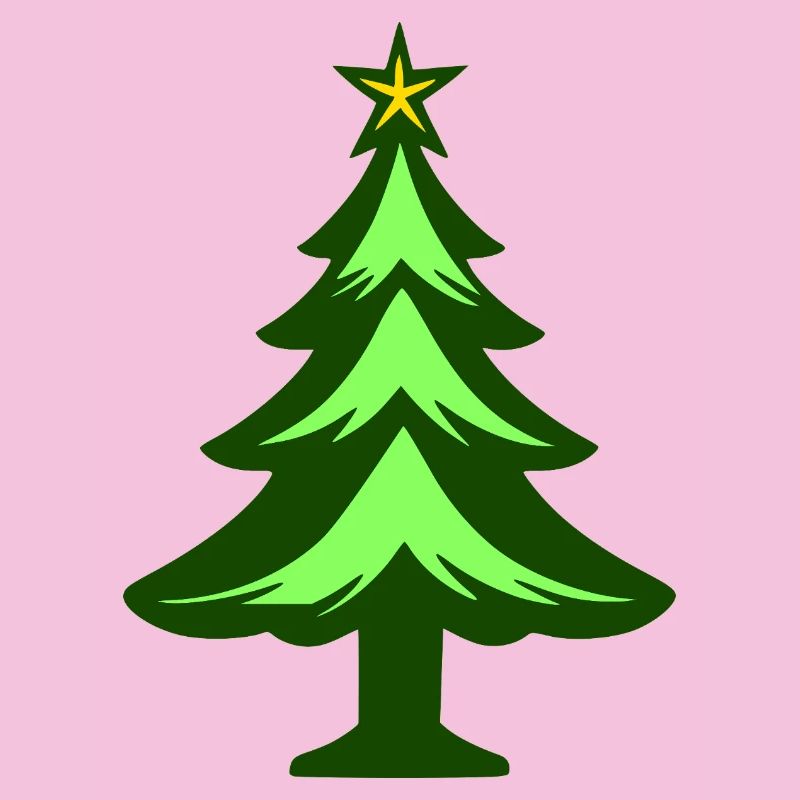 Simple Christmas Tree Graphic