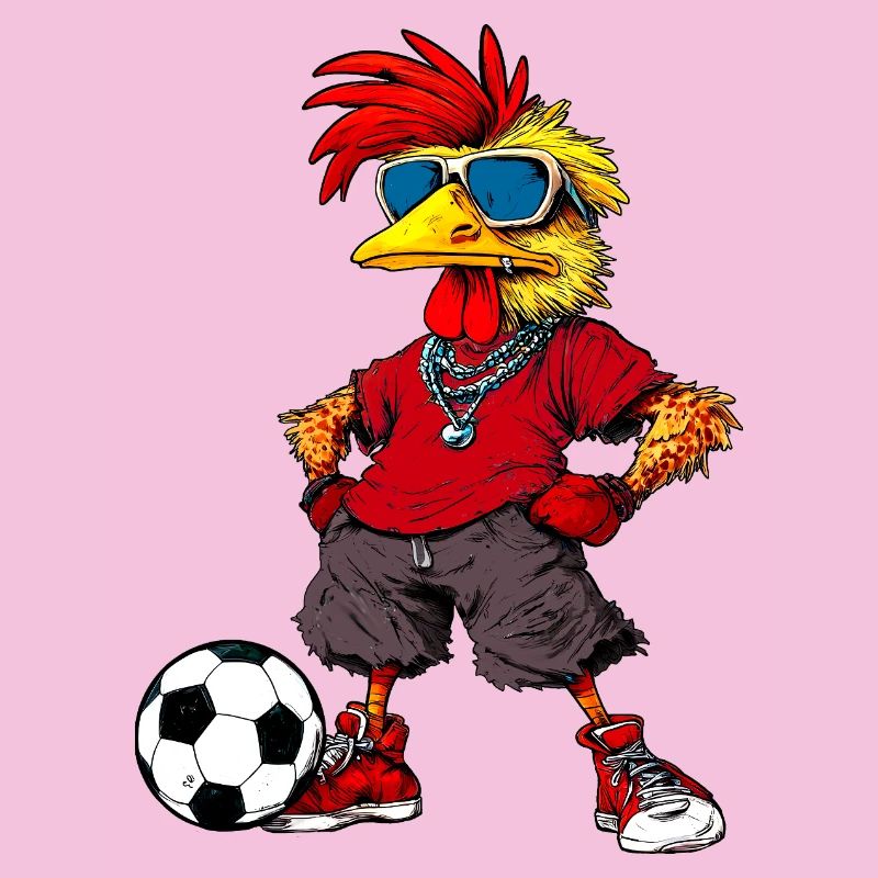 Fussball Huhn