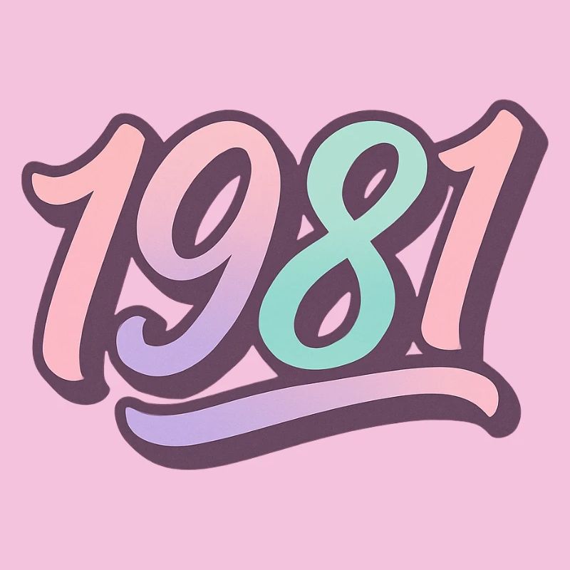 1981 – Retro Pastel Edition