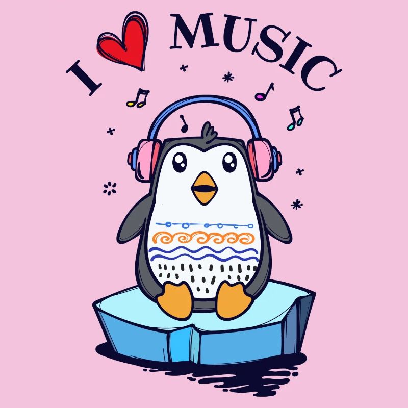 Seevogel Cool Herz PinguinTier Statement