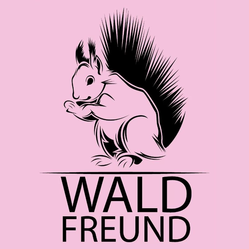 Waldfreund Eichhörnchen Wald Tiere Symbol Sprüche