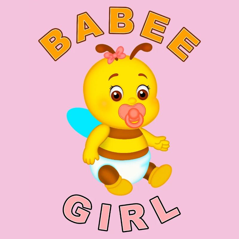 BABEE Mädchen mit Text
