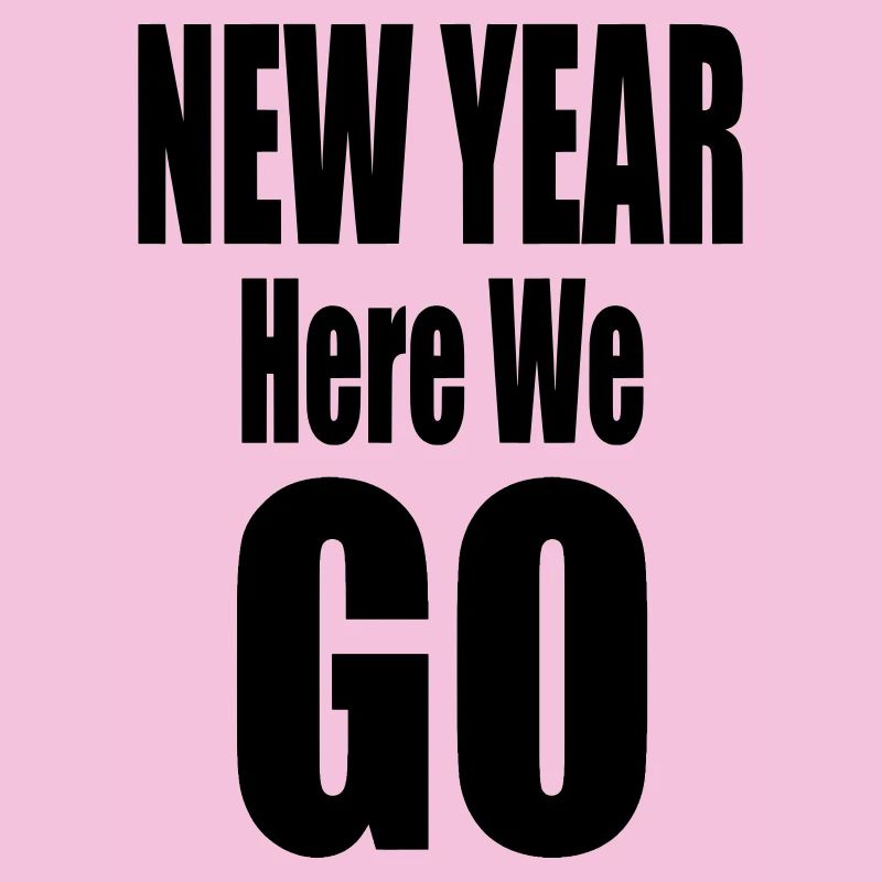 Nouvelle année, c’est parti Conception typographique audacieuse
