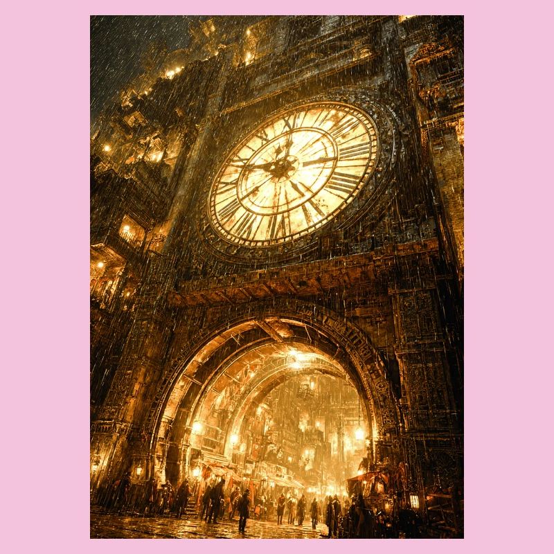 Vergoldeter Clockgate-Bogen