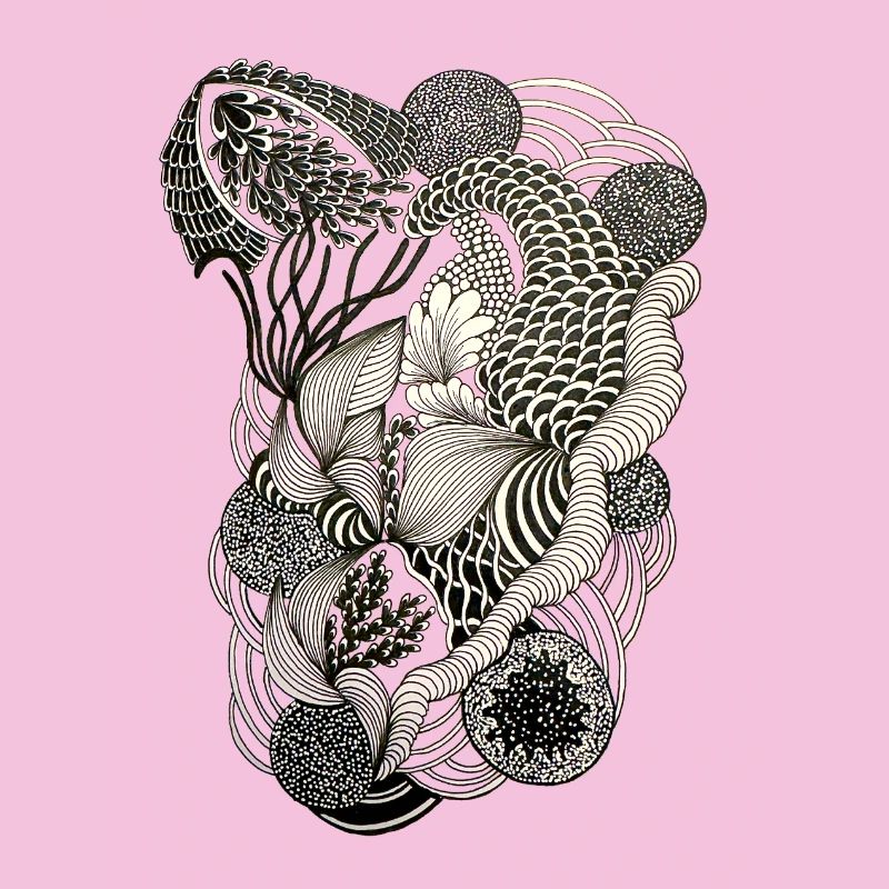 Linear flower tendrils