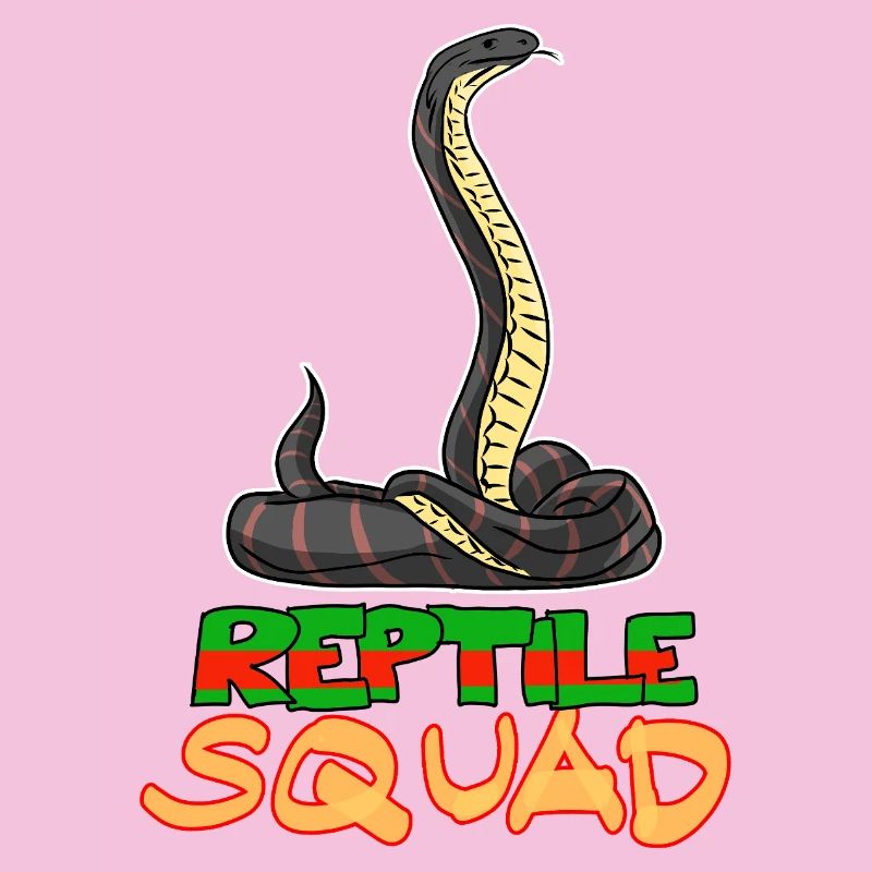 Graphique du serpent cool de l’escouade reptile