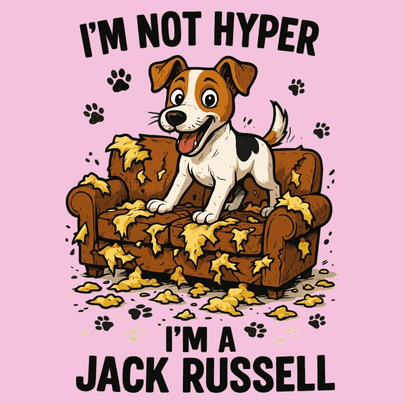 Jack Russell Terrier Funny Hyperactive Gift