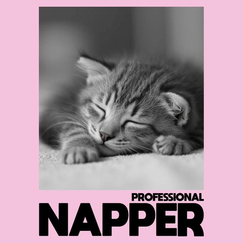 Professional Napper – Schlafende Katze