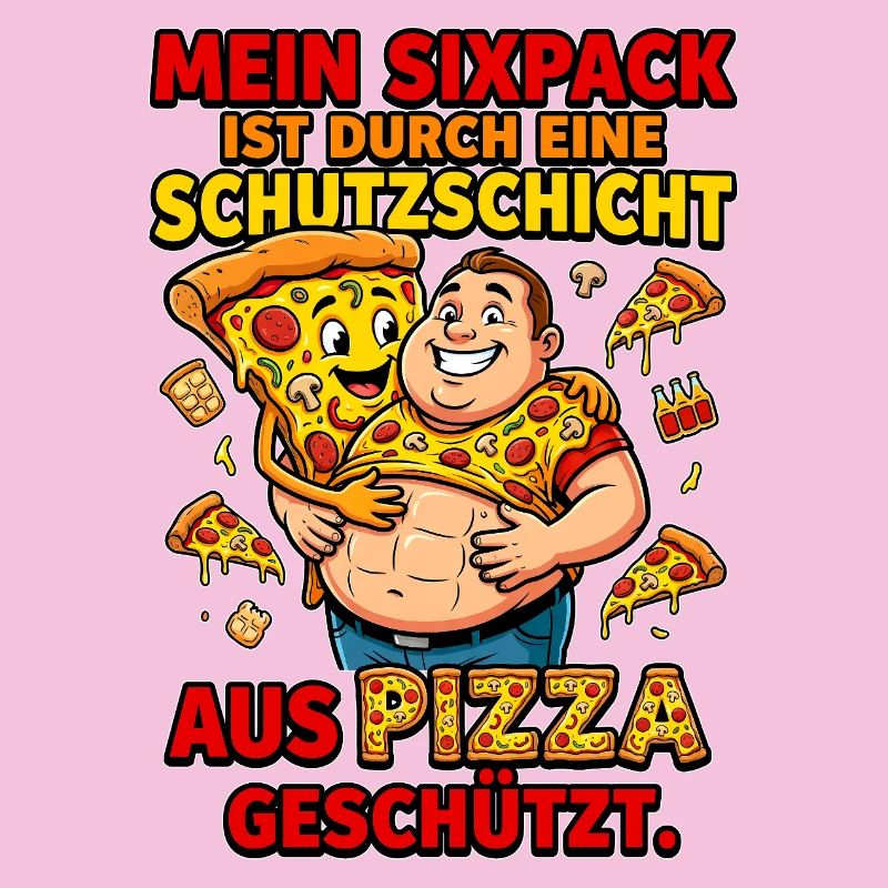 Mème de la couche protectrice en six-pack de pizza