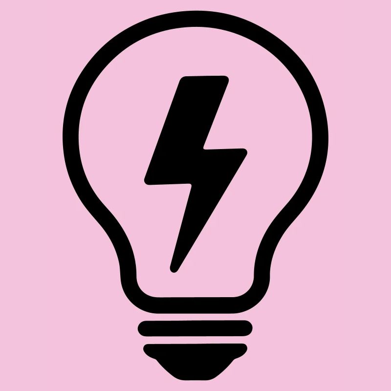 T-shirt Idée Créative - Electric Light Bulb