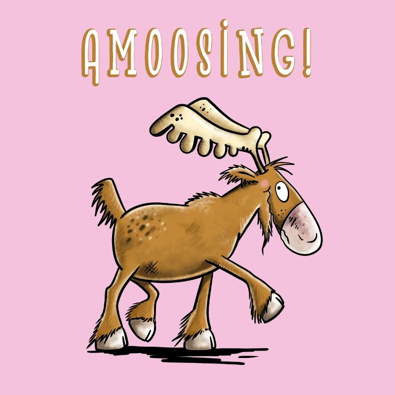 Amoosing Elch I Comic I Fun Geschenk I Elche