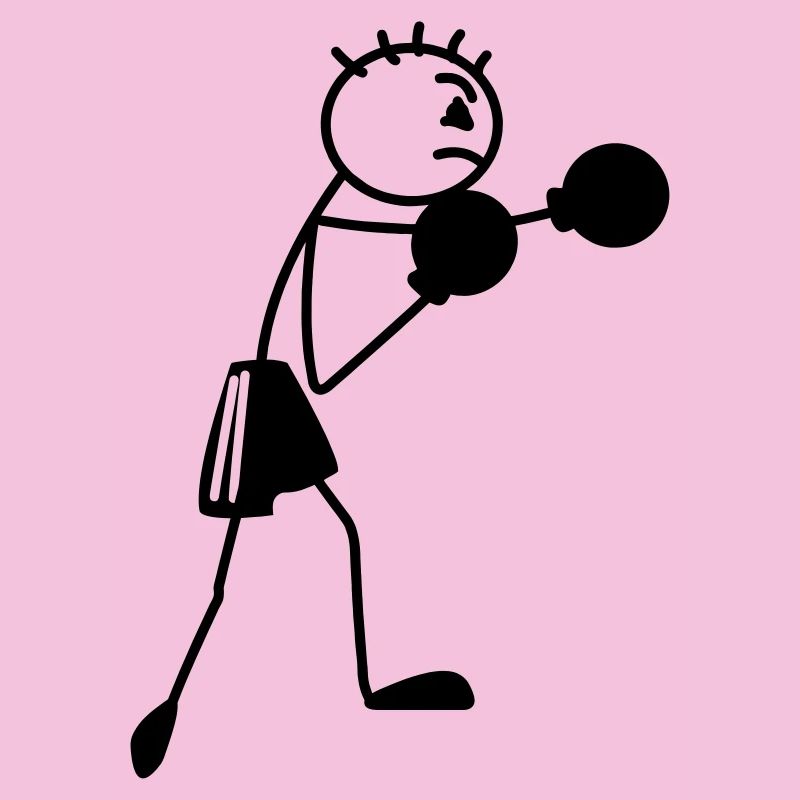 Boxfigur Strichmännchen