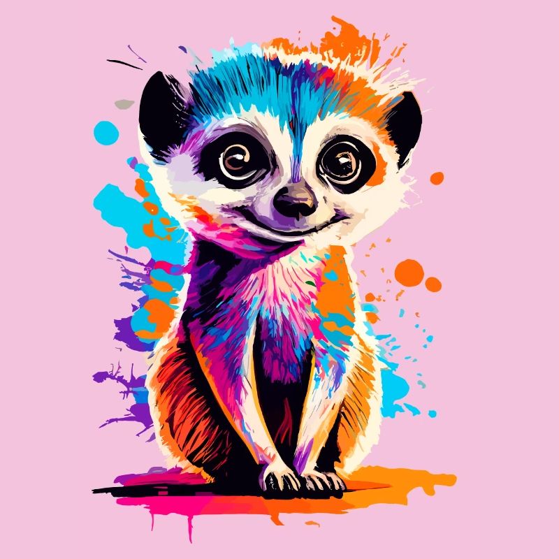 Suricate coloré - Suricate du désert