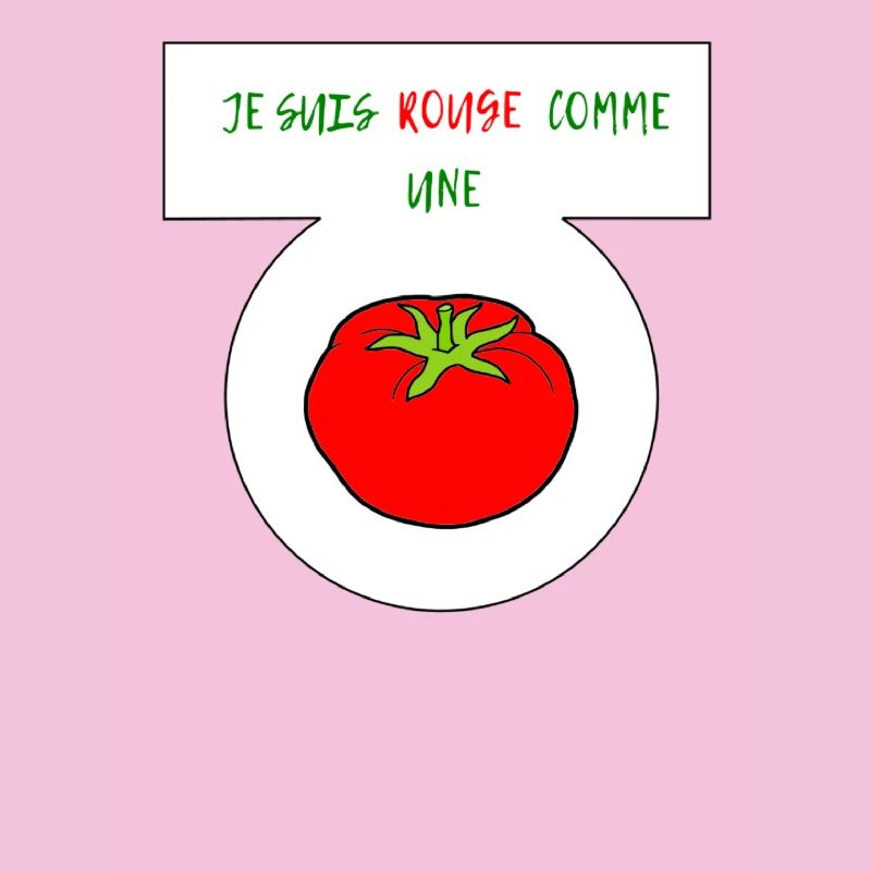 Rouge comme une tomate