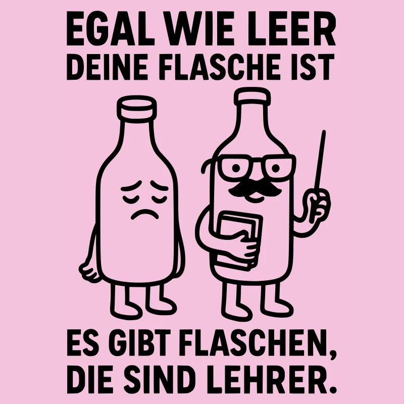 flasche leer lehrer witz