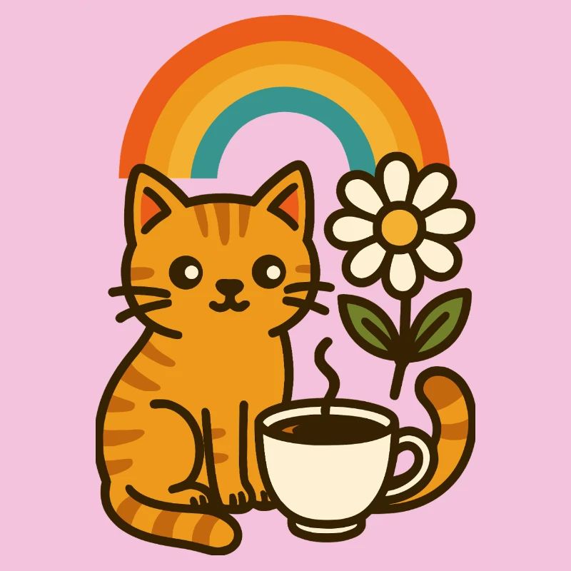 Café, Chat et Arc-en-ciel
