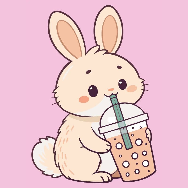Rabbit Bubble Tea Süßigkeit