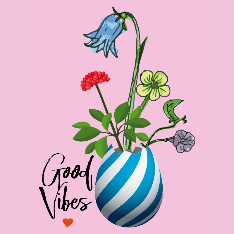 Vase mit Wildblumen