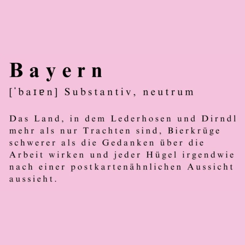 Bavière Définition