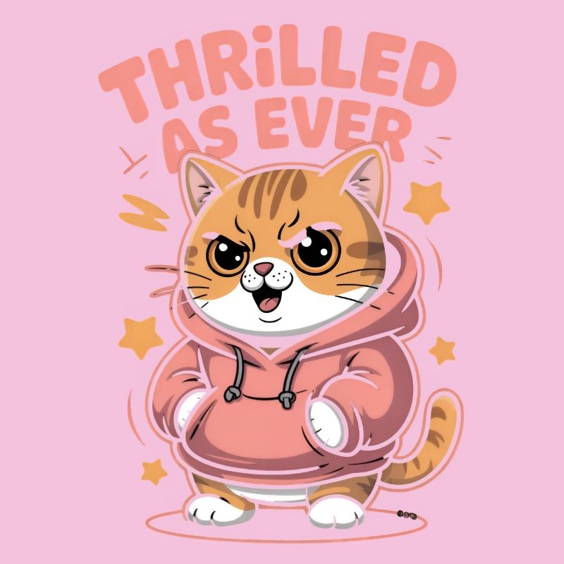 Conception ludique du sweat à capuche pour chat