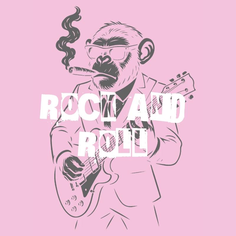 Guitariste Rock and Roll Monkey